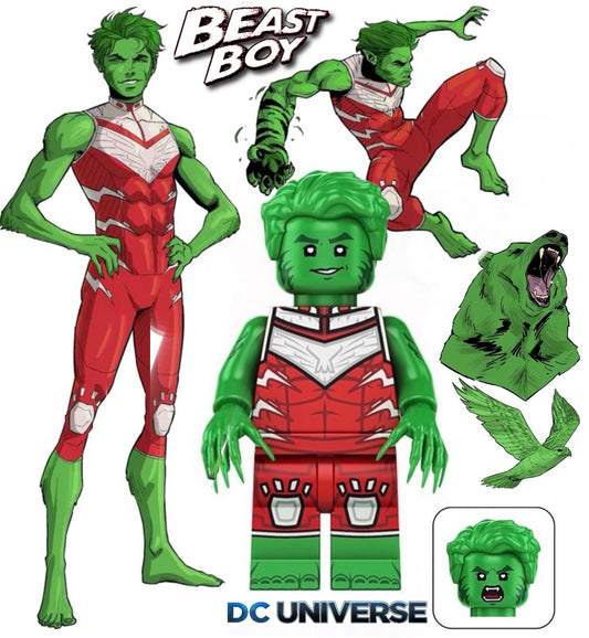 PREVENTE MINIFIGURE DC UNIVERS: BEAST BOY Custom Disponibilité Octobre 2026