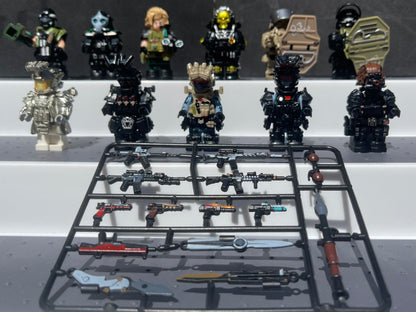 ♥️♥️MINIFIGURE VIDEO GAMES DELTA FORCE UNIVERS: CORRUPTED GOLDEN ROSE ♥️♥️custom