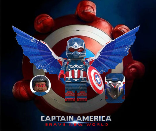 PREVENTE MINIFIGURE MARVEL UNIVERS: NEW CAPTAIN AMERICA custom Disponibilité fin octobre 2025