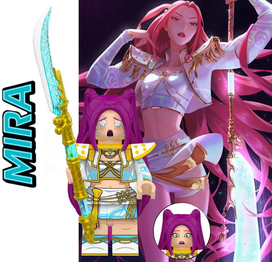 ♥️♥️♥️MINIFIGURE K-POP DÉMON HUNTER UNIVERS : MIRA ♥️♥️♥️custom