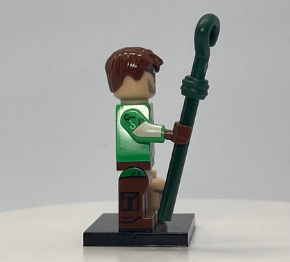 MINIFIGURE DC UNIVERS : THE RIDDLER custom (Rare 2018 DERNIÈRE PIÈCE)