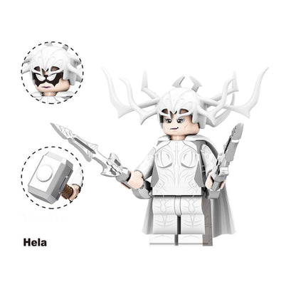 PREVENTE MINIFIGURE MARVEL UNIVERS: HELA "Whitf….if" custom Disponibilité Juin 2025