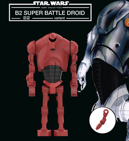 PREVENTE MINIFIGURE STAR WARS UNIVERS: B2 SUPER BATTLE DROID (NEW SCULT 2026) Custom Disponibilité Novembre 2026