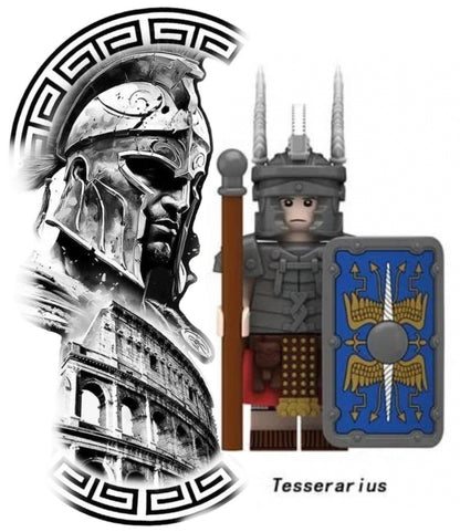 ♥️♥️♥️MINIFIGURE EMPIRE ROMAIN UNIVERS: ROMAIN TESSERARIUS (sous-officier)♥️♥️♥️custom