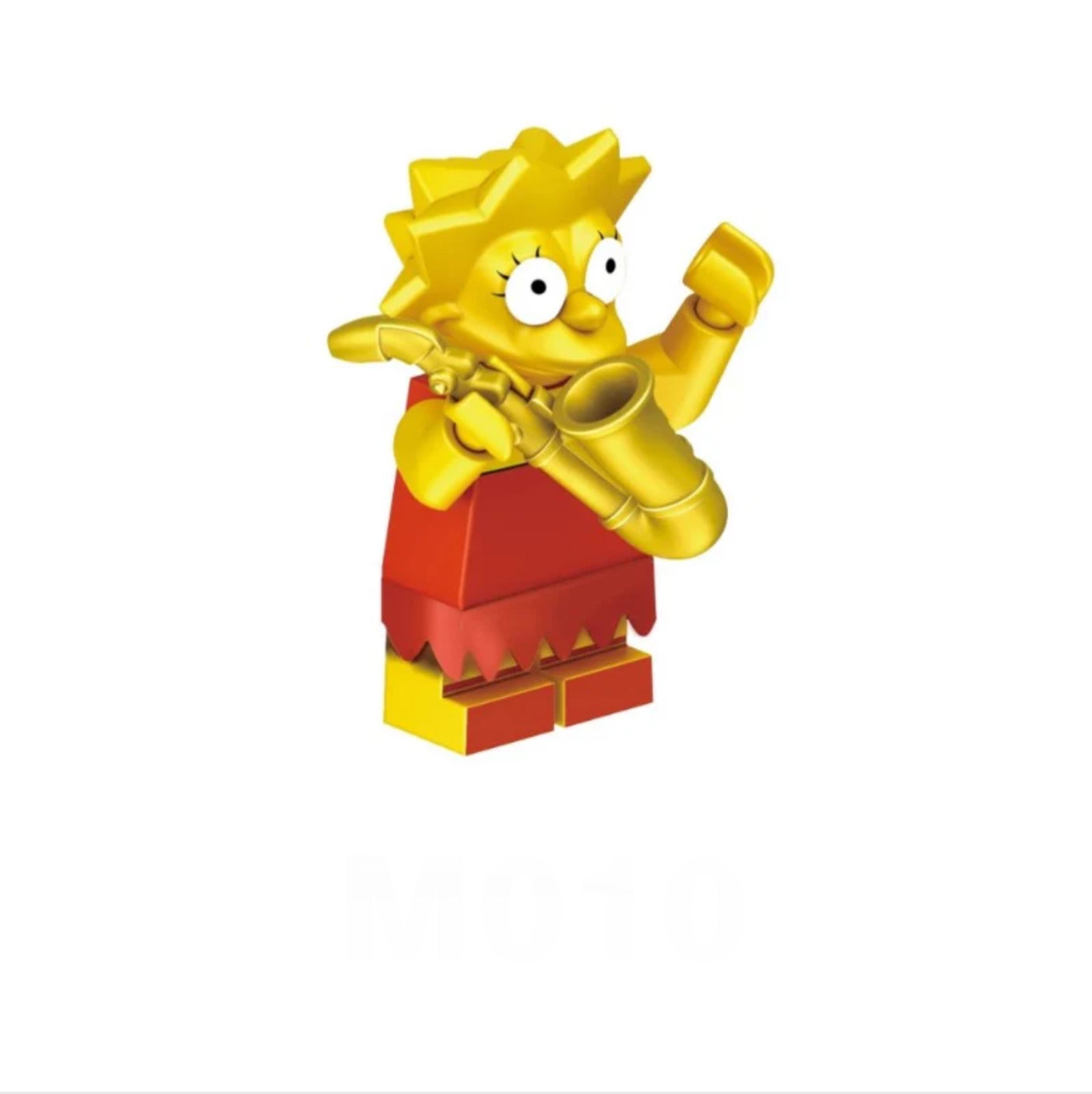 MINIFIGURE THE SIMPSON UNIVERS : LISA SIMPSON custom
