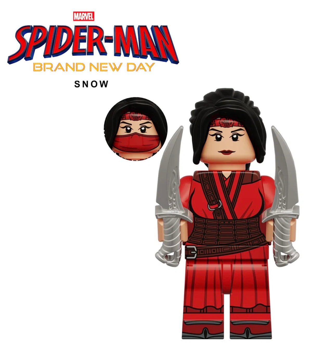 PREVENTE⭐️⭐️MINIFIGURE MARVEL UNIVERS: SNOW (the hand) ⭐️⭐️Custom Disponibilité novembre 2026