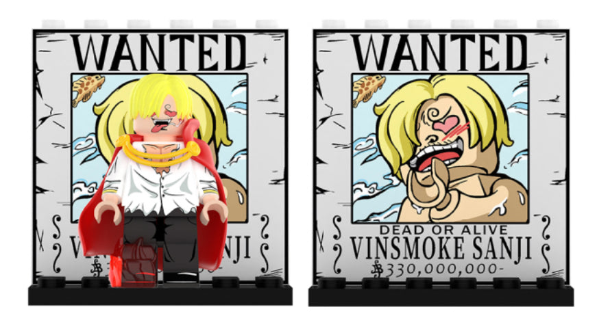 MINIFIGURE "ÉDITION LIMITÉ" SANJI custom