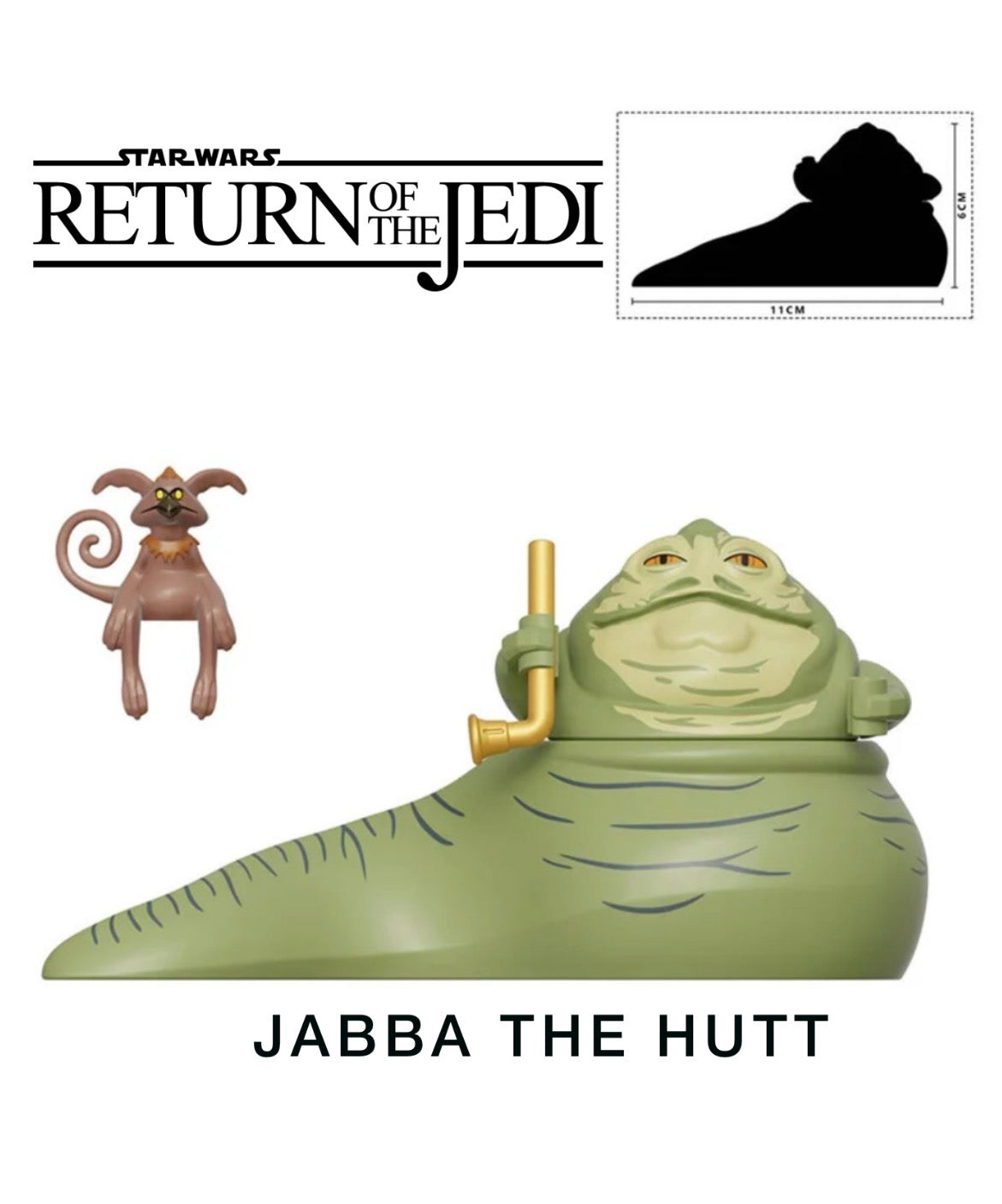 PREVENTE MINIFIGURE STAR WARS UNIVERS: JABBA THE HUTT WITH SALACIOUS CRUMB CUSTOM Disponibilité mi-septembre 2026