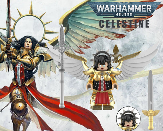 PREVENTE ⭐️⭐️⭐️MINIFIGURE WARHAMMER 40K UNIVERS: CELESTINE ⭐️⭐️⭐️ custom Disponibilité fin janvier 2026