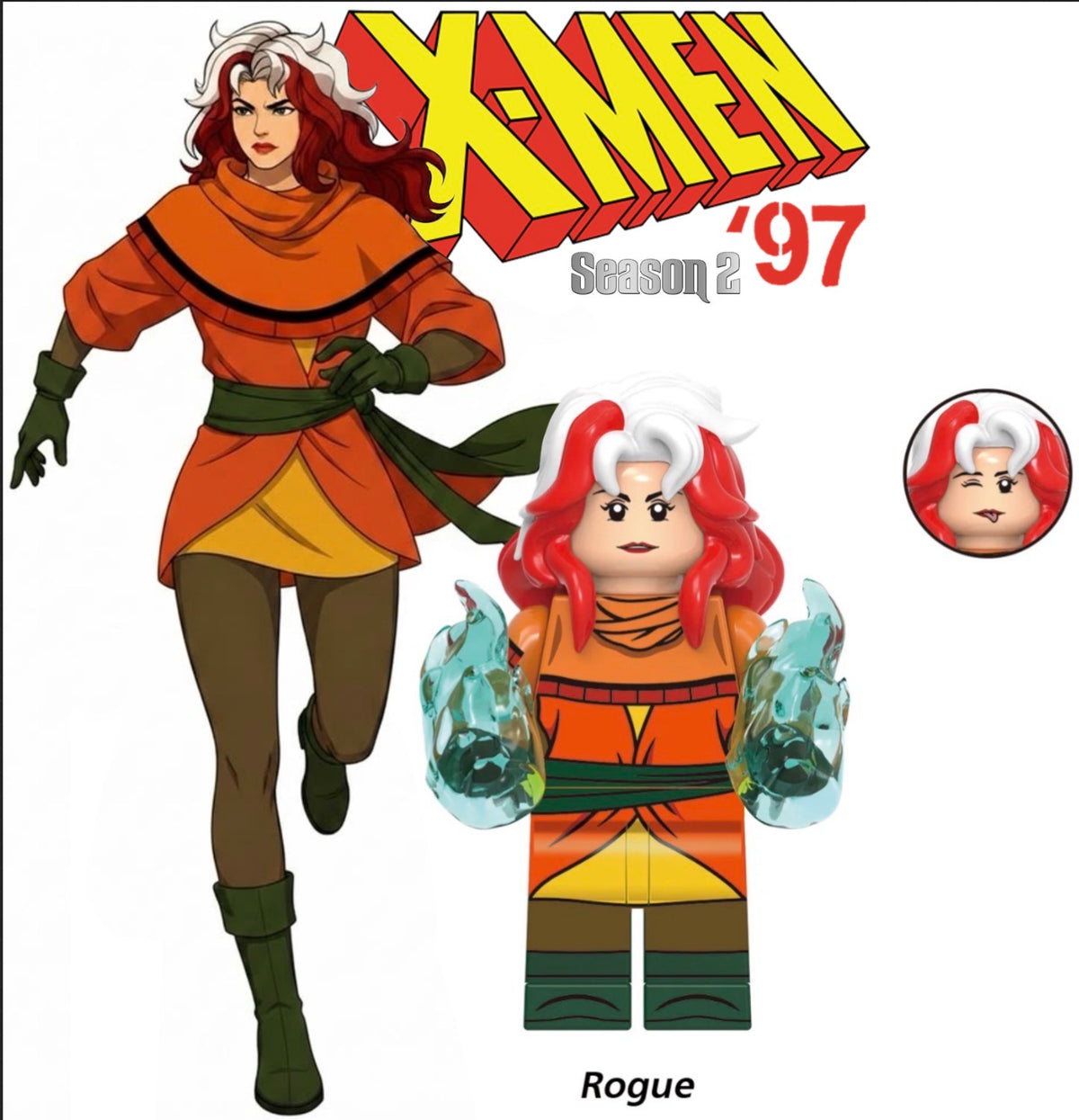 PREVENTE MINIFIGURE MARVEL UNIVERS: ROGUE Custom Disponibilité Novembre 2026