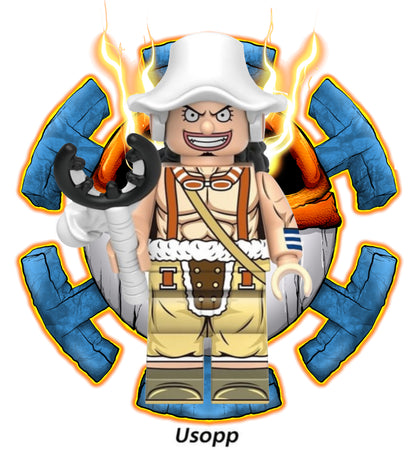 PREVENTE ♥️♥️MINIFIGURE ONE PEACE: USOPP ♥️♥️custom disponibilité fin Octobre 2024