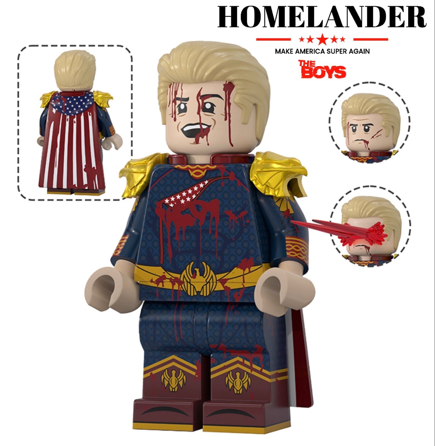 PREVENTE MINIFIGURE THE BOYS UNIVERS: THE HOMELANDER custom Disponibilité mi-septembre 2026