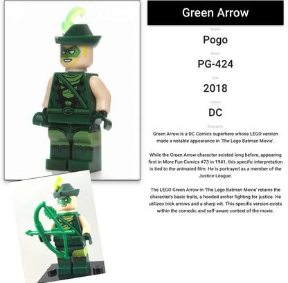 MINIFIGURE VINTAGE DC UNIVERS : GREEN ARROW (2018)custom