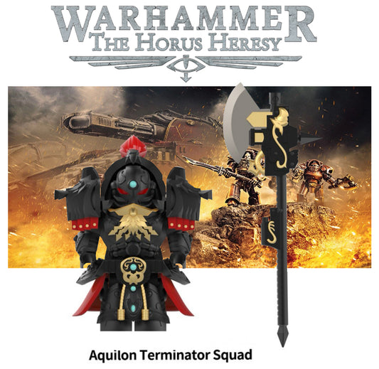 MINIFIGURE WARHAMMER 40K UNIVERS: AQUILON TERMINATOR SQUAD custom