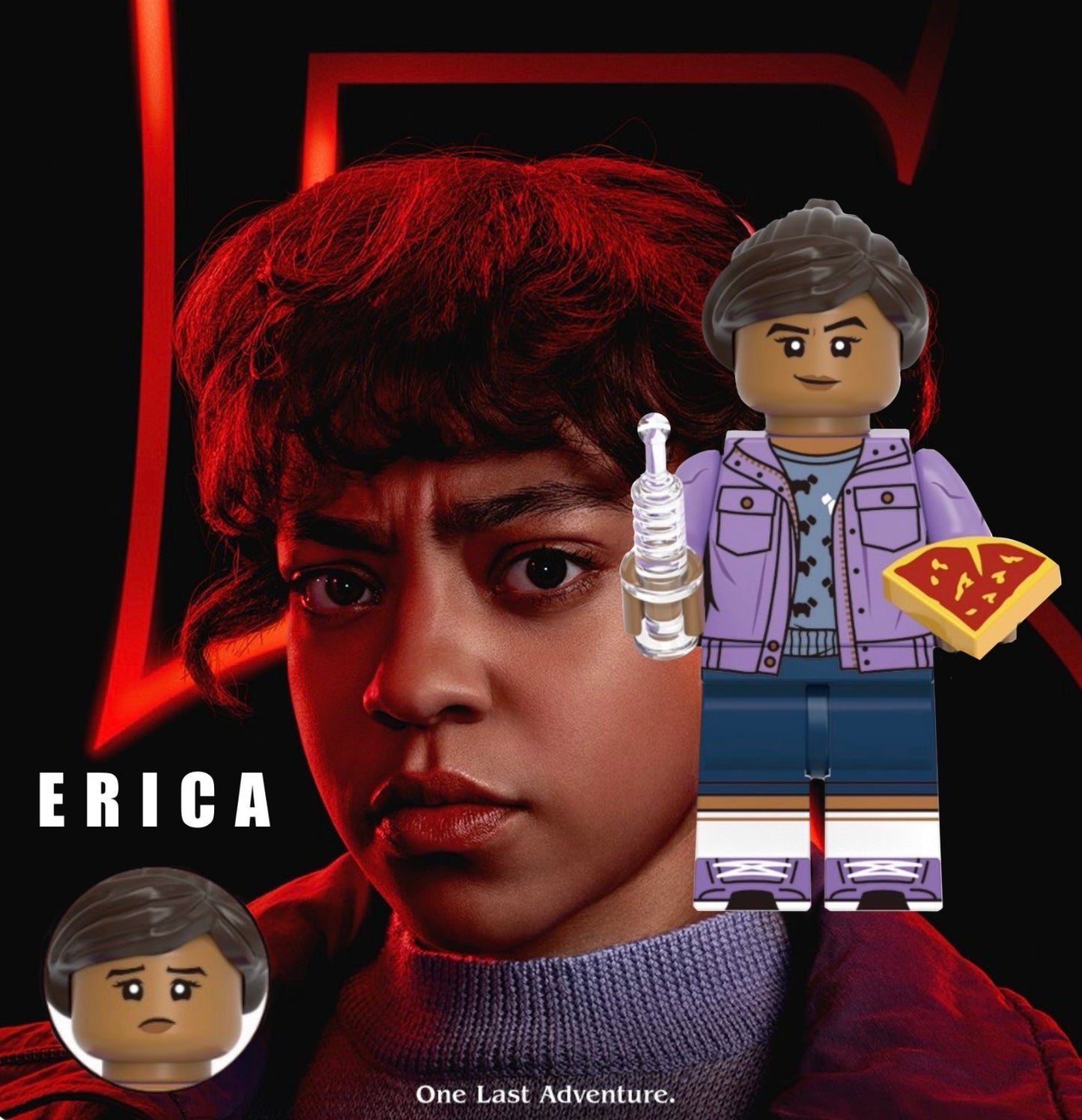 MINIFIGURE STRANGER THINGS UNIVERS: ERICA Custom
