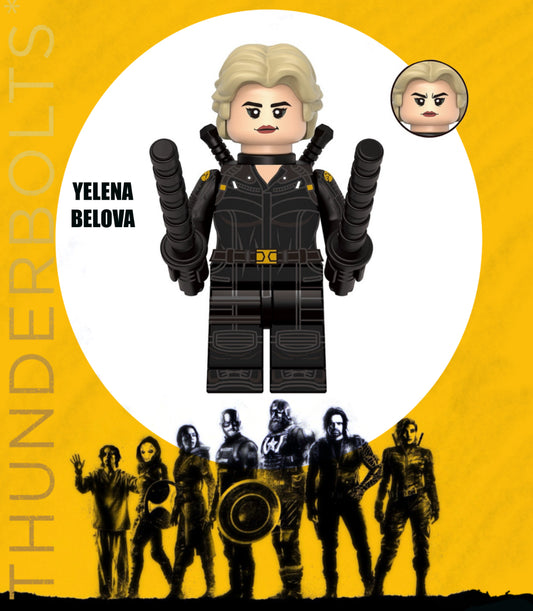 PREVENTE MINIFIGURE MARVEL UNIVERS: YELENA BELOVA (THUNDERBOLTS*) custom Disponibilité Mai 2025