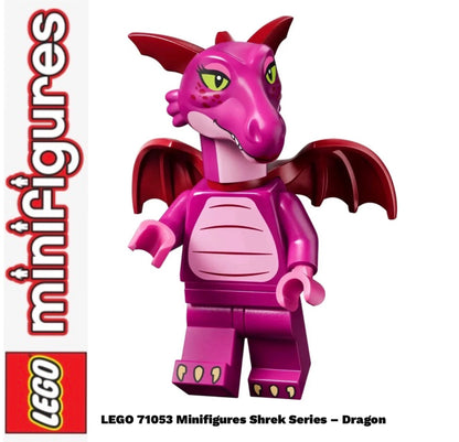 PREVENTE LEGO MINIFIGURE SÉRIES SHREK : DRAGON "Socle+Fascicule inclus " Disponibilité fin septembre 2026