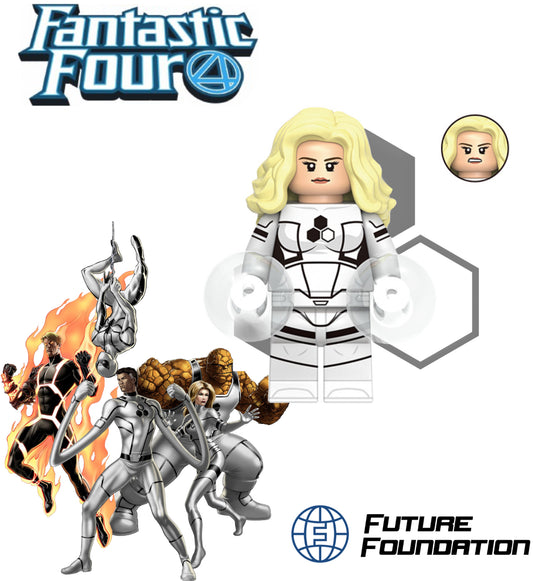 PREVENTE MINIFIGURE MARVEL UNIVERS: INVISIBLE WOMAN FUTURE FOUNDATION custom Disponibilité octobre 2025