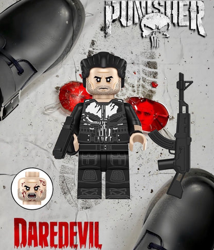 ⭐️⭐️MINIFIGURE MARVEL UNIVERS: THE PUNISHER ⭐️⭐️custom