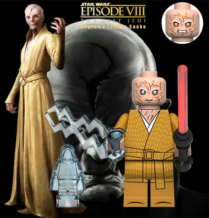 ⭐️⭐️⭐️MINIFIGURE STAR WARS UNIVERS: SUPREME LEADER SNOKE ⭐️⭐️⭐️Custom