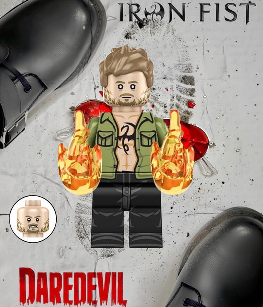 ⭐️⭐️MINIFIGURE MARVEL UNIVERS: IRON FIST ⭐️⭐️custom