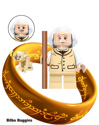 MINIFIGURE LORD OF THE RING/HOBBIT UNIVERS: BILBO BAGGINS CUSTOM