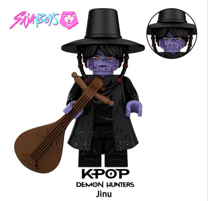 ♥️♥️♥️MINIFIGURE K-POP DÉMON HUNTER UNIVERS : JINU ♥️♥️♥️custom