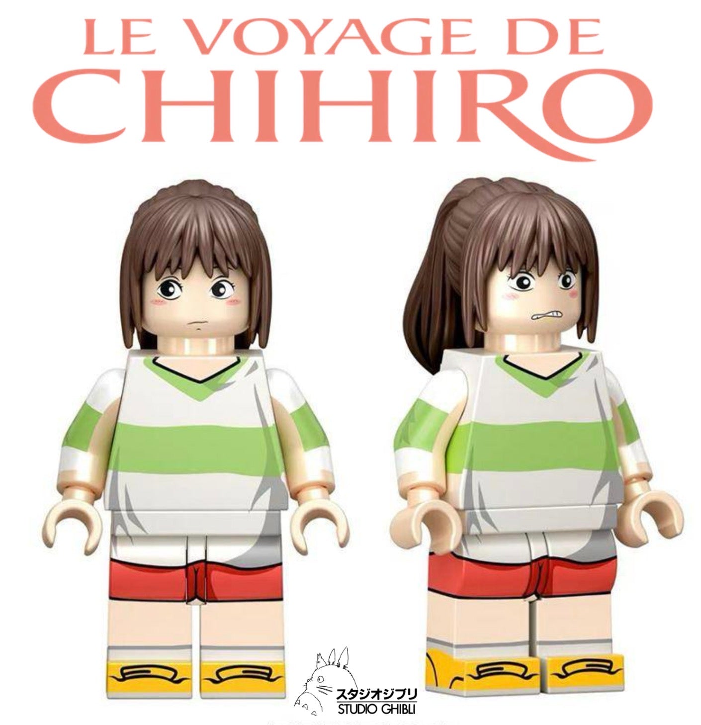 EDITION LIMITÉE ⭐️⭐️⭐️ MINIFIGURE LE VOYAGE DE CHIHIRO UNIVERS: CHIHIRO OGINO ⭐️⭐️⭐️custom