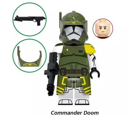 MINIFIGURE STAR WARS UNIVERS DE 2022: CLONETROOPER COMMANDER DOOM custom