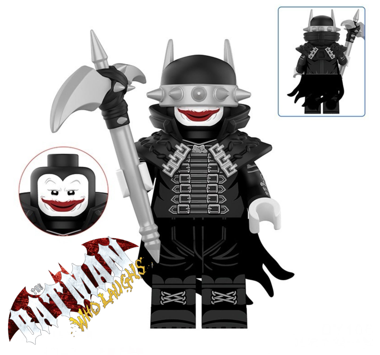 PREVENTE♥️♥️MINIFIGURE DC UNIVERS: ♥️♥️♥️THE BATMAN WHO LAUGHS (version black) custom Disponibilité Minifigures fin janvier 2026