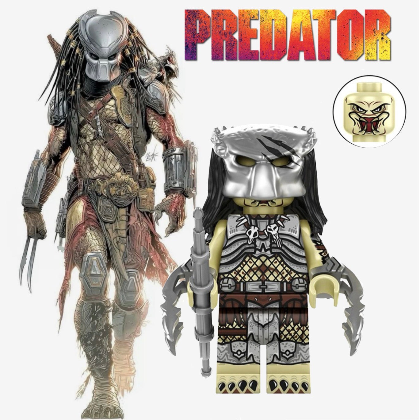 MINIFIGURE PREDATOR UNIVERS: THE PREDATOR Custom