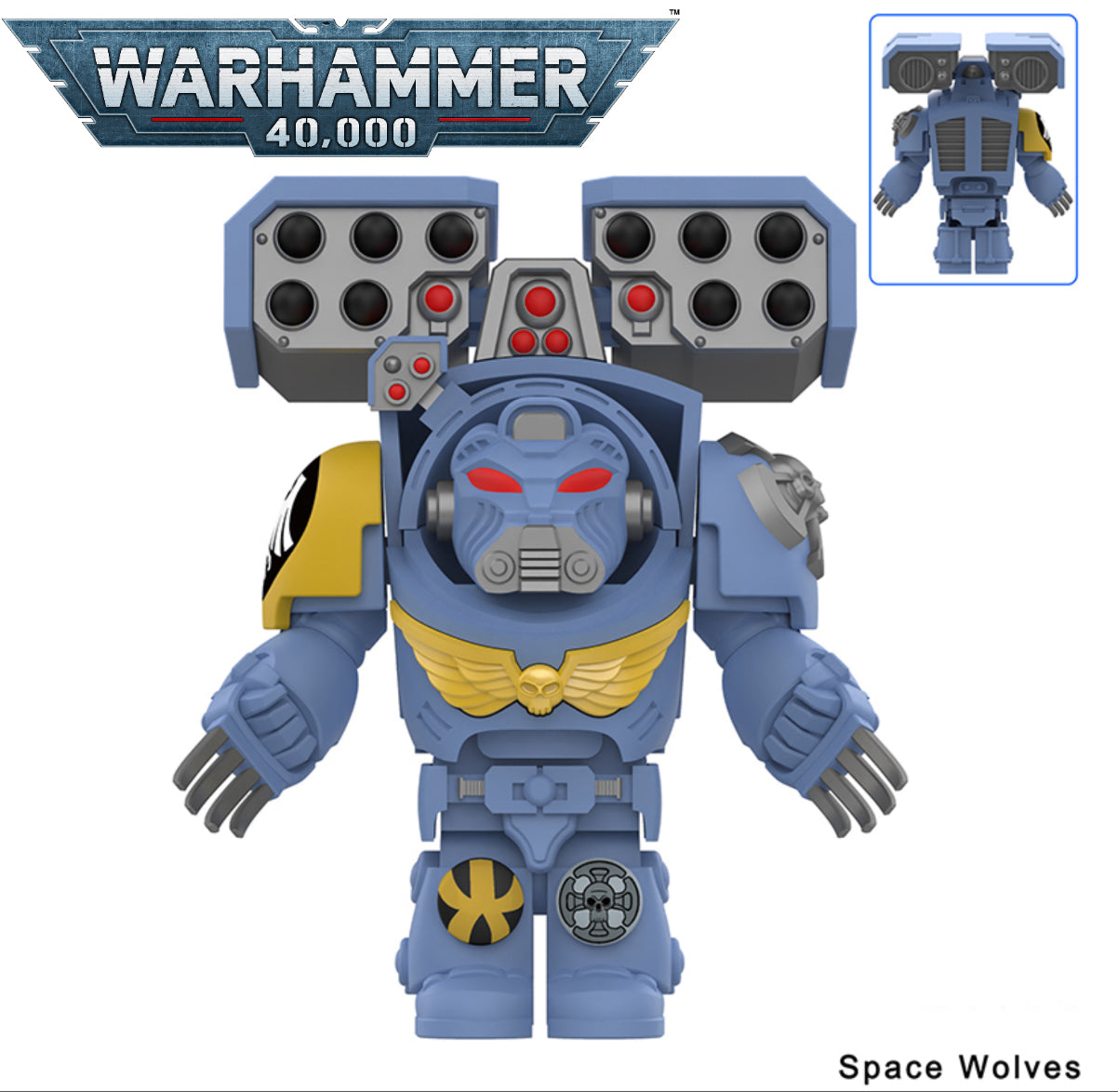 PREVENTE♥️♥️♥️MINIFIGURE WARHAMMER 40K UNIVERS: SPACE WOLVES custom DISPONIBILITÉ FIN DÉCEMBRE 2025