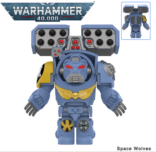 PREVENTE♥️♥️♥️MINIFIGURE WARHAMMER 40K UNIVERS: SPACE WOLVES custom DISPONIBILITÉ FIN DÉCEMBRE 2025