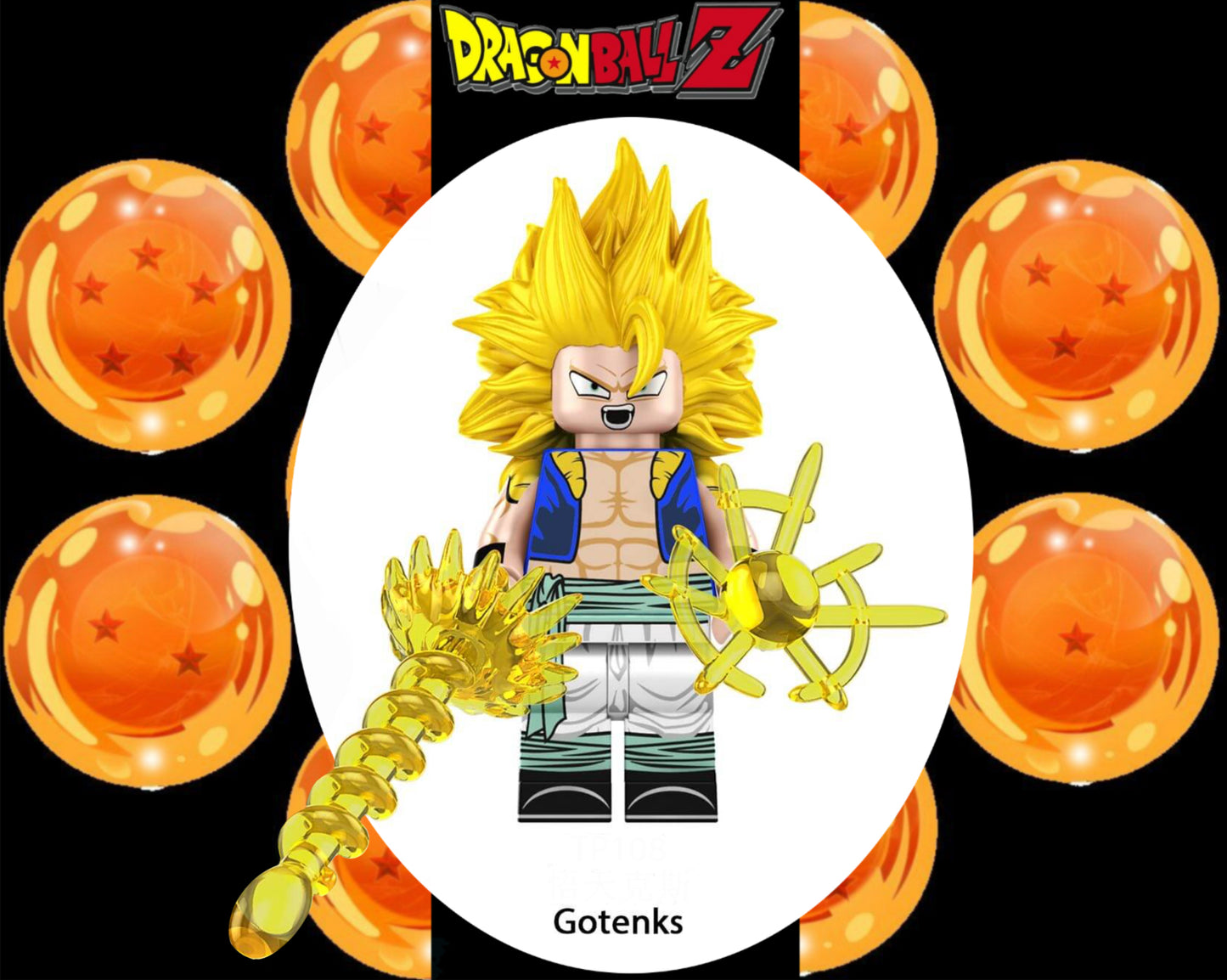 PREVENTE MINIFIGURE DRAGON BALL Z UNIVERS: GOTENKS Custom Disponibilité fin novembre 2025