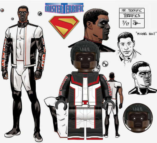 PREVENTE MINIFIGURE DC UNIVERS(SUPERMAN LEGACY): MISTER TERRIFIC custom Disponibilité fin Juin 2025