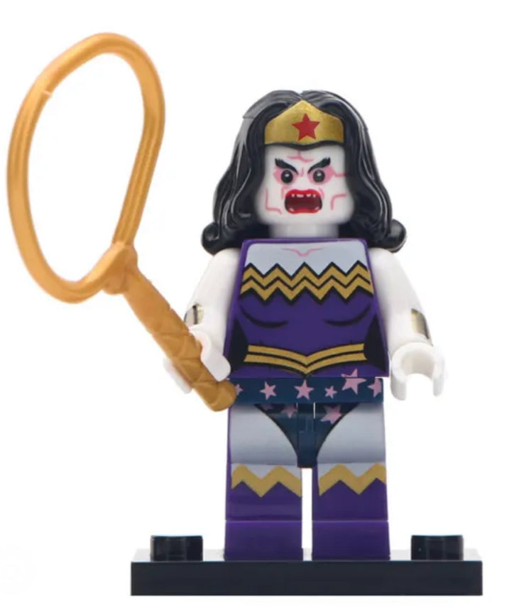 MINIFIGURE "TRÈS RARE" :WONDER WOMAN BIZARRA Custom(dernière pièce)