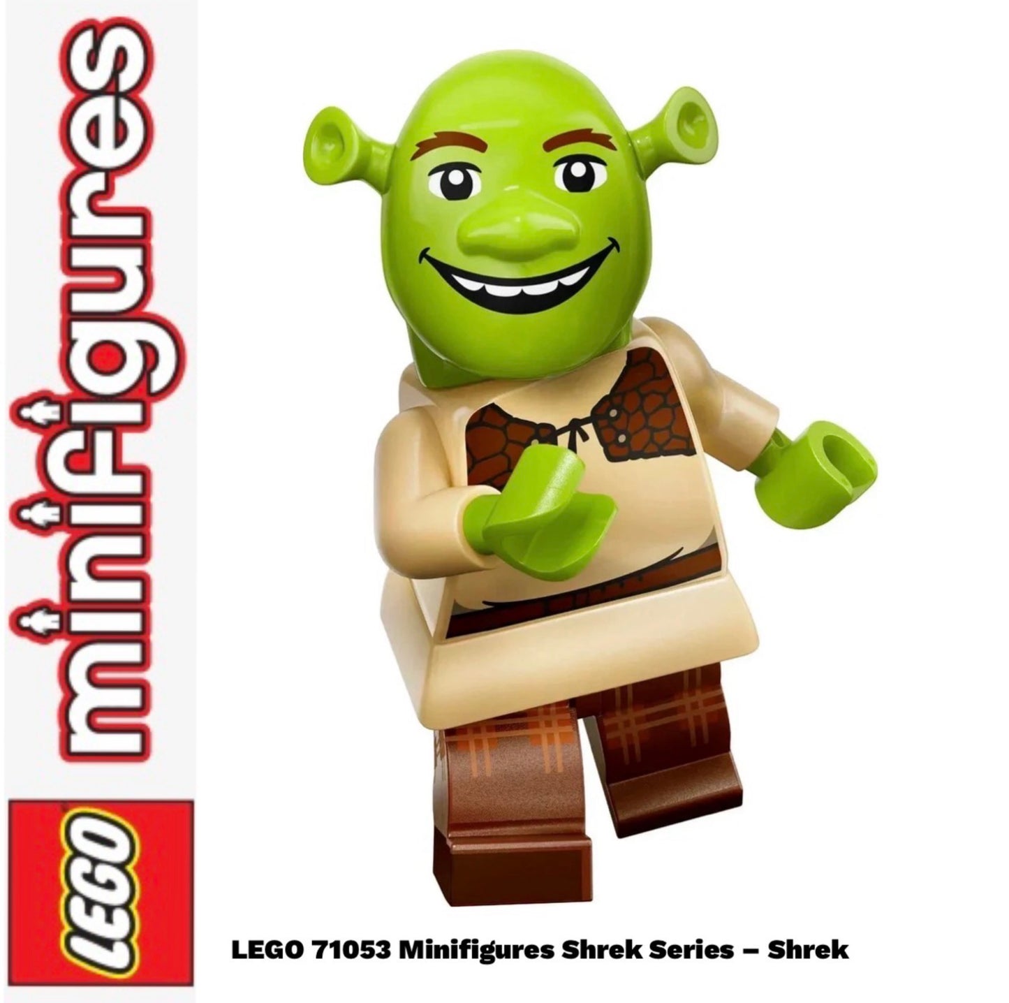 PREVENTE LEGO MINIFIGURE SÉRIES SHREK : SHREK "Socle+Fascicule inclus " Disponibilité fin septembre 2026