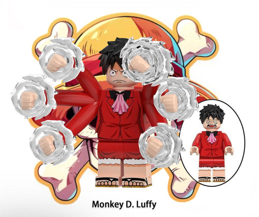 PREVENTE♥️♥️BIG MINIFIGURE ONE PEACE UNIVERS: MONKEY D.LUFFY ♥️♥️custom Disponibilité février 2025