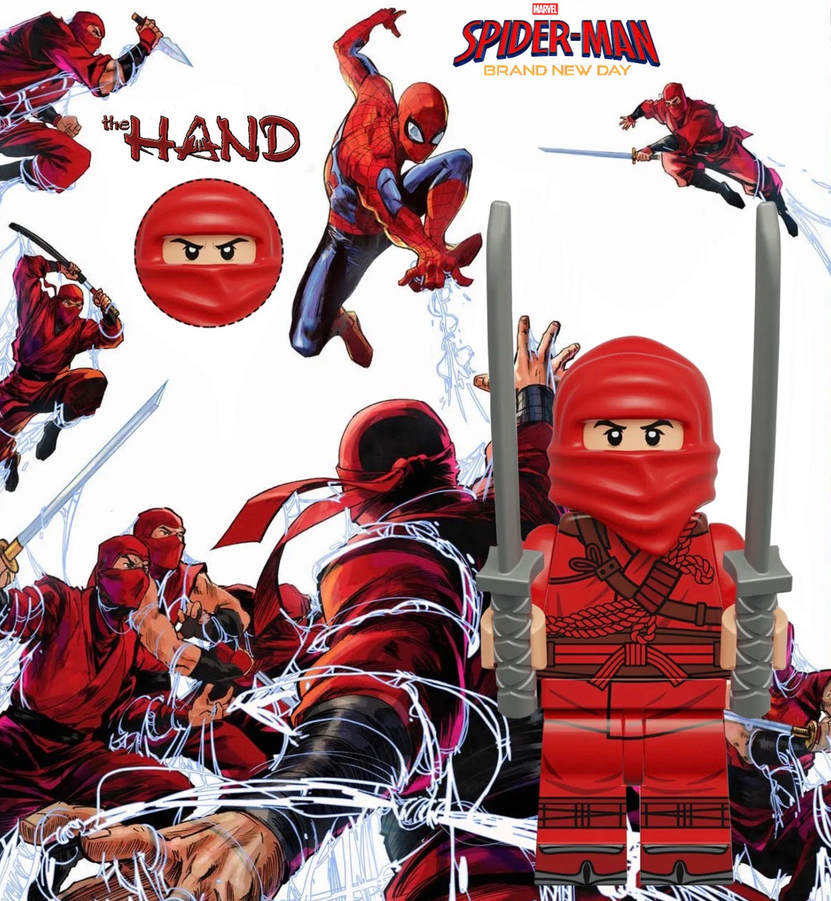 PREVENTE⭐️⭐️MINIFIGURE MARVEL UNIVERS: THE HAND WARRIOR ⭐️⭐️Custom Disponibilité novembre 2026