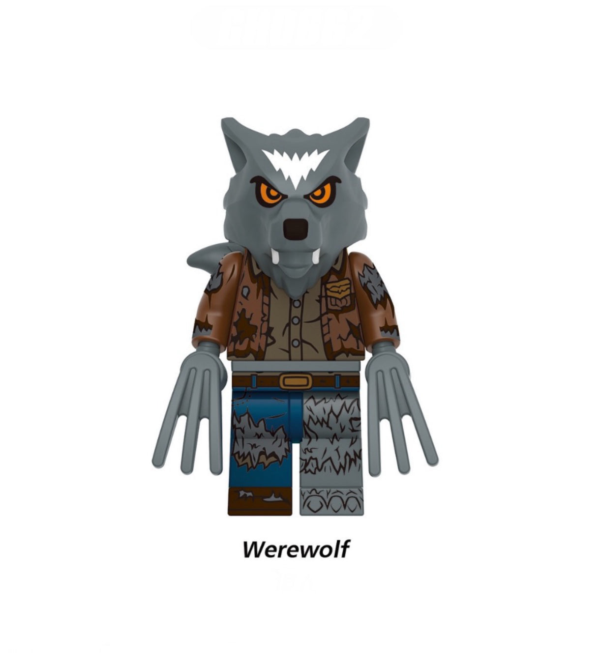 MINIFIGURE HORREUR UNIVERS : WEREWOLF custom