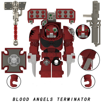 ⭐️⭐️⭐️MINIFIGURE WARHAMMER 40K UNIVERS: BLOOD ANGELS TERMINATOR ⭐️⭐️⭐️custom