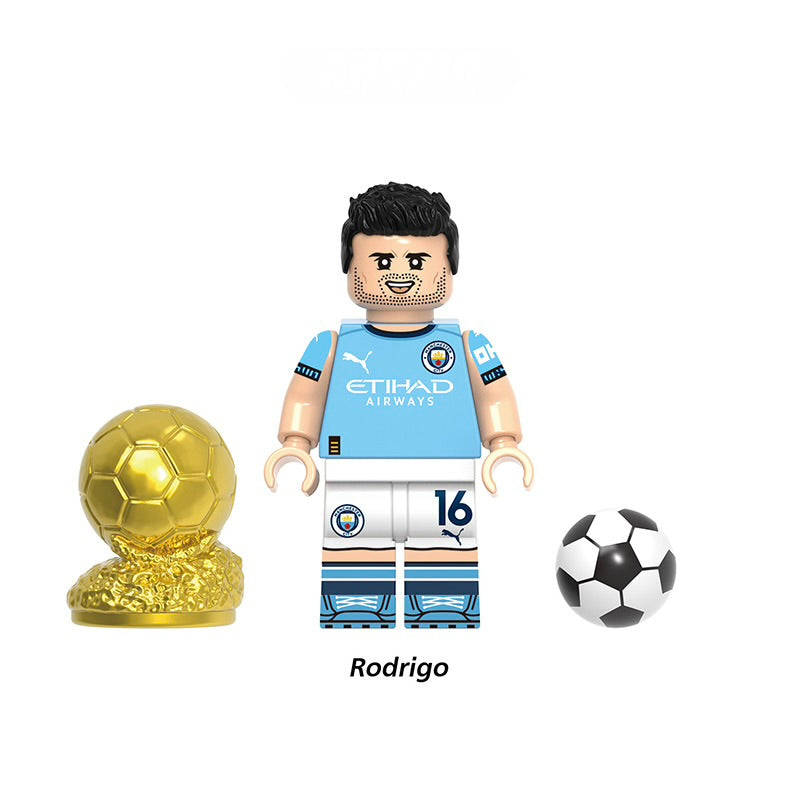 PREVENTE MINIFIGURE FOOTBALL UNIVERS: RODRIGO custom Disponibilité fin  juin 2026