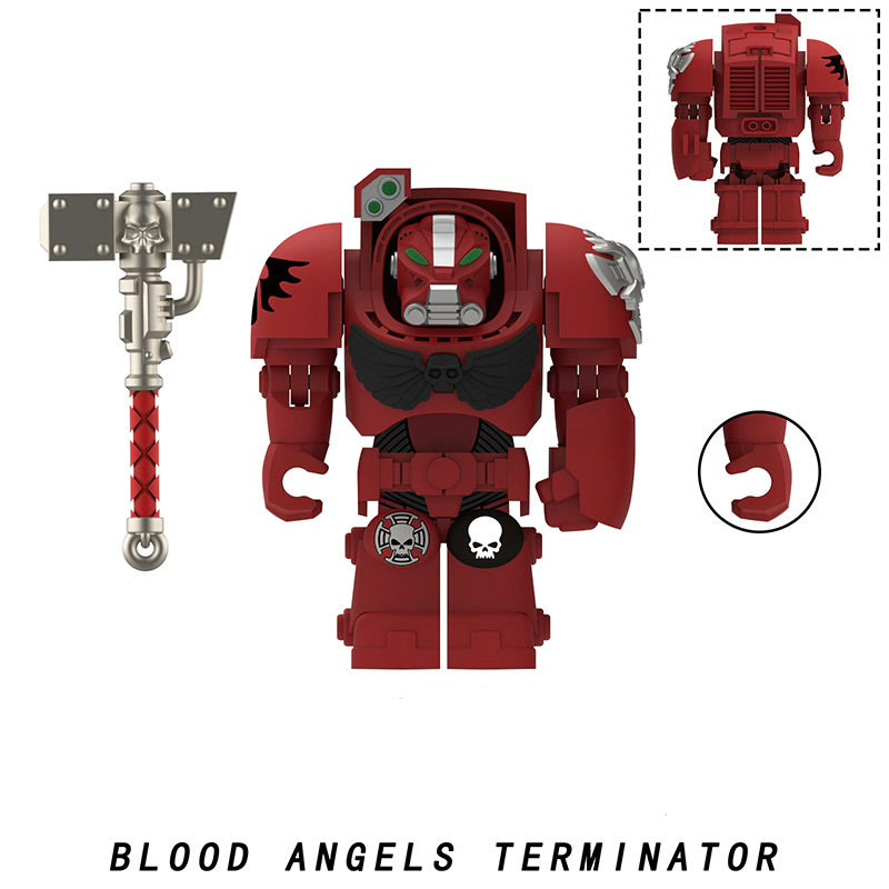 ⭐️⭐️⭐️MINIFIGURE WARHAMMER 40K UNIVERS: BLOOD ANGELS TERMINATOR ⭐️⭐️⭐️custom