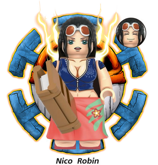 ♥️♥️MINIFIGURE ONE PEACE: NICO ROBIN ♥️♥️custom