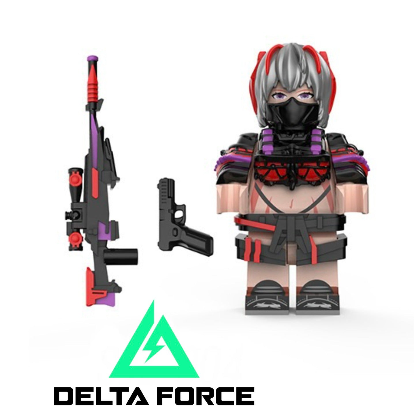 PREVENTE♥️♥️MINIFIGURE VIDEO GAMES DELTA FORCE UNIVERS: MAK SIU MAN ♥️♥️custom Disponibilité fin juin 2026