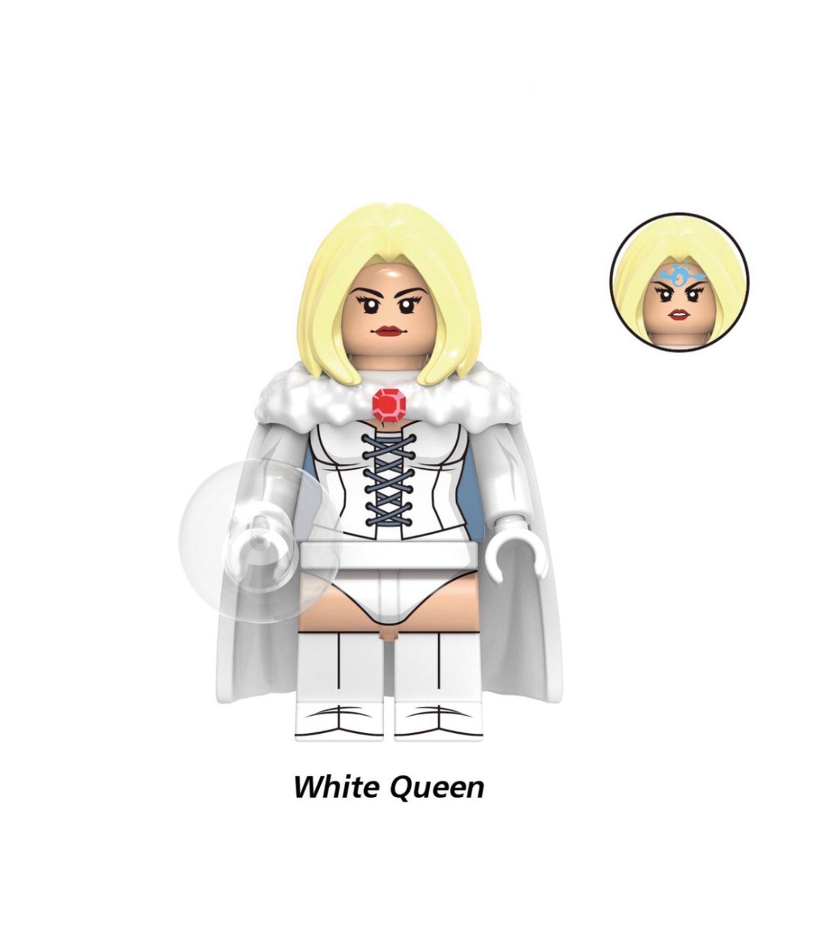 PREVENTE MINIFIGURE MARVEL UNIVERS: EMMA FROST WHITE QUEEN Custom Disponibilité Novembre 2026