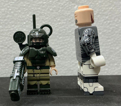 MINIFIGURE WARHAMMER 40K UNIVERS: Ultramarines Space Marines Astartes (8,2cm)custom