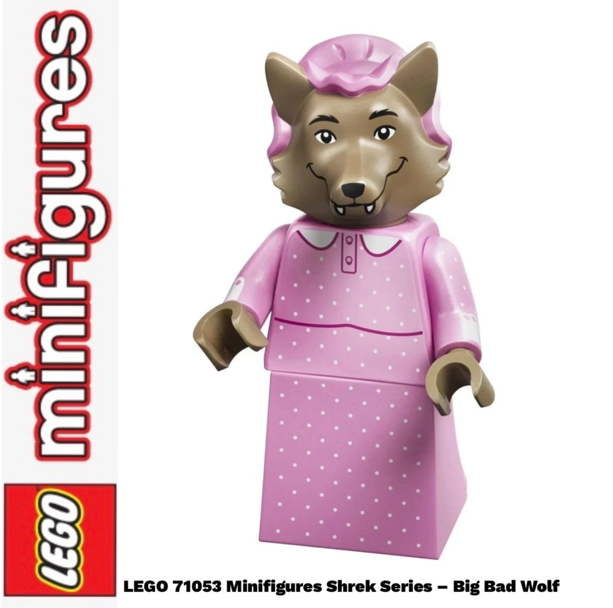 PREVENTE LEGO MINIFIGURE SÉRIES SHREK : BIG BAD WOLF "Socle+Fascicule inclus " Disponibilité fin septembre 2026