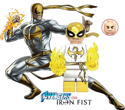 PREVENTE MINIFIGURE MARVEL UNIVERS: IRON FIST (TENUE NEW AVENGERS) custom Disponibilité fin Mai 2026