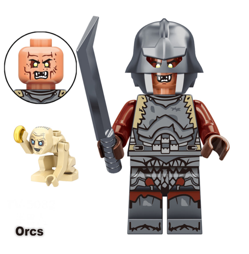 MINIFIGURE LORD OF THE RING/HOBBIT UNIVERS: ORCS CUSTOM